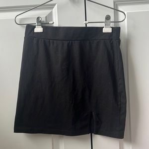 Black Stretchy Mini Skirt, Size Medium from Shein!
